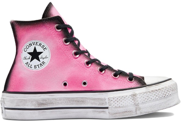(W) Converse Chuck Taylor All Star Lift Tinggi 'Fluorescent Pink' A05690C Order (W) Converse Chuck Taylor All Star Lift Tinggi 'Fluorescent Pink' A05690C
