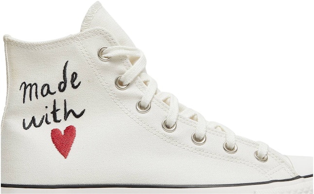 (Women) Converse Chuck Taylor All Star Lift High 'Valentine's Day - Vintage White' 571119C Order (Women) Converse Chuck Taylor All Star Lift High 'Valentine's Day - Vintage White' 571119C
