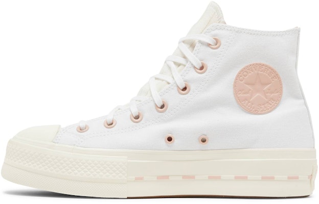 (Women) Converse Chuck Taylor All Star Lift High 'White Pink Clay' 572709C Lookbook (Women) Converse Chuck Taylor All Star Lift High 'White Pink Clay' 572709C