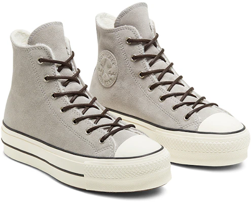 (W) コンバース チャックテイラー オールスター リフト ハイ 'シェルパ - ウルフグレー' 566565C Lookbook (W) コンバース チャックテイラー オールスター リフト ハイ 'シェルパ - ウルフグレー' 566565C