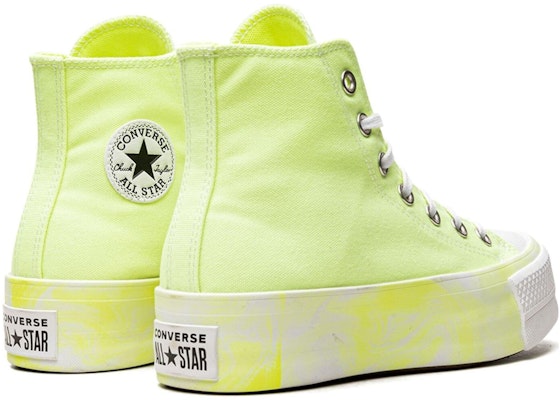 (W) Converse Chuck Taylor All Star Lift High 'Volt Glow' Wanita Lelaki A02087C Lookbook (W) Converse Chuck Taylor All Star Lift High 'Volt Glow' Wanita Lelaki A02087C