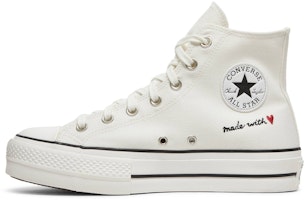 Lookbook (W) Converse Chuck Taylor All Star Lift Haut ''Saint-Valentin - Blanc Vintage'' 571119C