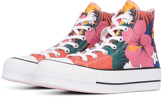 (W) Converse Chuck Taylor All Star Lift High 'Cetakan Paradise' 563975C Lookbook (W) Converse Chuck Taylor All Star Lift High 'Cetakan Paradise' 563975C