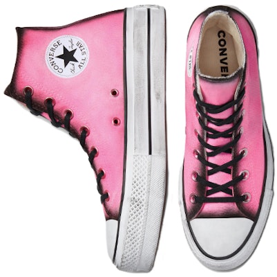 (W) Converse Chuck Taylor All Star Lift Tinggi 'Fluorescent Pink' A05690C Shop (W) Converse Chuck Taylor All Star Lift Tinggi 'Fluorescent Pink' A05690C