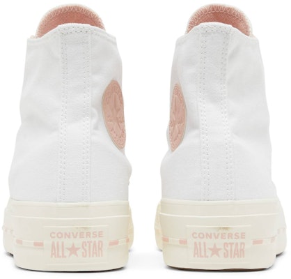 (Women) Converse Chuck Taylor All Star Lift High 'White Pink Clay' 572709C Details for (Women) Converse Chuck Taylor All Star Lift High 'White Pink Clay' 572709C