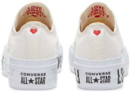 (女款)Converse Chuck Taylor All Star Lift Low 'Love Fearlessly' 567312C Shop (女款)Converse Chuck Taylor All Star Lift Low 'Love Fearlessly' 567312C