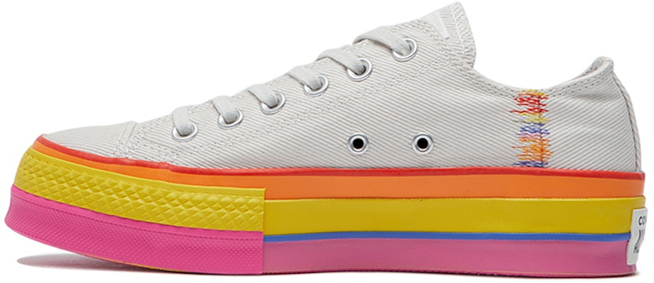 (Women) Converse Chuck Taylor All Star Lift Low 'Rainbow - Vintage White' 564992C Buy (Women) Converse Chuck Taylor All Star Lift Low 'Rainbow - Vintage White' 564992C