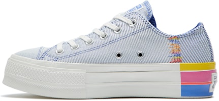 (Women) Converse Chuck Taylor All Star Lift Low 'Ranbow - Ozone Blue' 564993C (Women) Converse Chuck Taylor All Star Lift Low 'Ranbow - Ozone Blue' 564993C