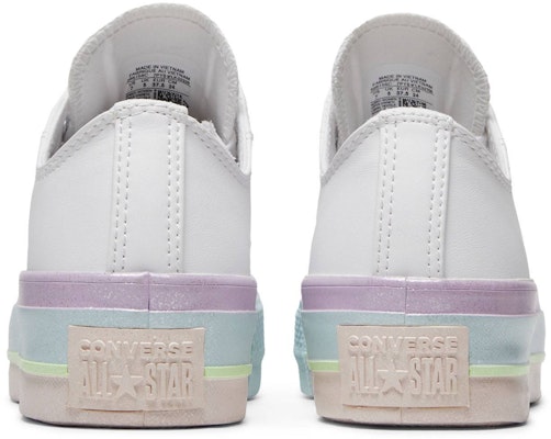 (Women) Converse Chuck Taylor All Star Lift Low 'White Lilac Blue' 566156C Details for (Women) Converse Chuck Taylor All Star Lift Low 'White Lilac Blue' 566156C