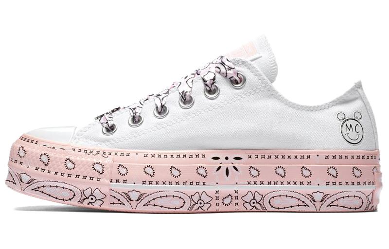 (Women) Converse Chuck Taylor All Star Lift Low Miley Cyrus White 562236C