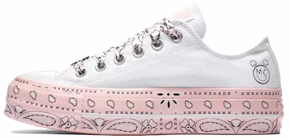 (Women) Converse Chuck Taylor All Star Lift Low Miley Cyrus White 562236C (Women) Converse Chuck Taylor All Star Lift Low Miley Cyrus White 562236C