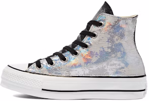 (Women) Converse Chuck Taylor All Star Lift LTD 'Laser White Silver' 572327C (Women) Converse Chuck Taylor All Star Lift LTD 'Laser White Silver' 572327C