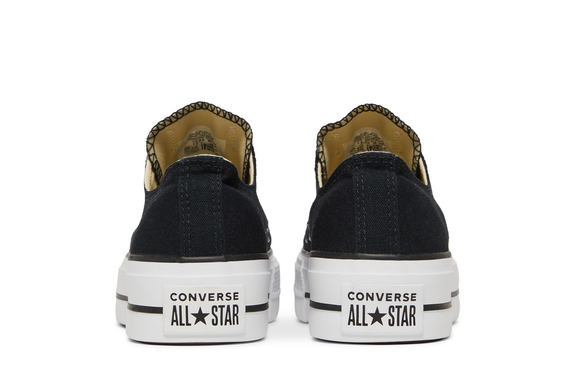 Sizing (W) Converse Chuck Taylor All Star Lift Ox ''Noir Blanc'' 560250C