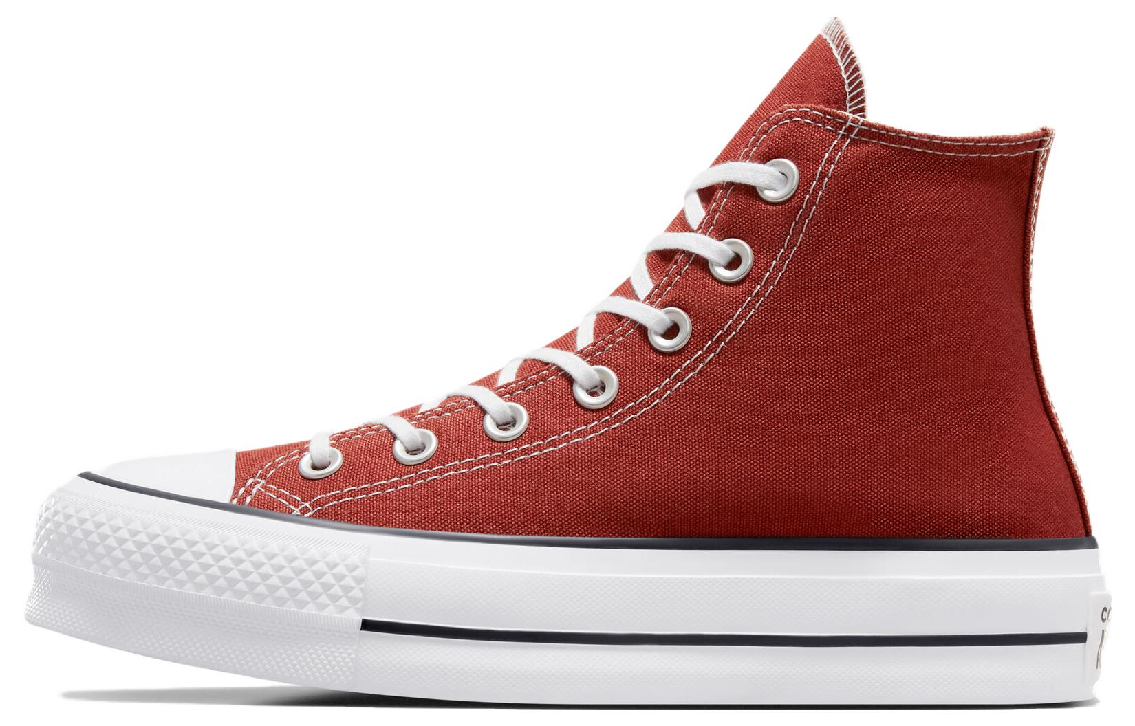 (Women) Converse Chuck Taylor All Star Lift Platform Hi Ritual 'Red' A06896F