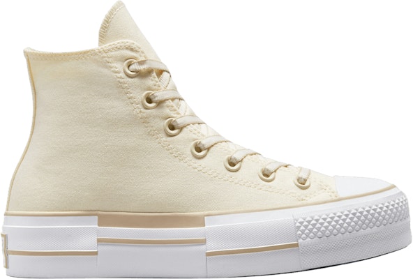 (W) Converse Chuck Taylor All Star Platform High 'Outline - Oat Milk' Wanita A05009F Buy (W) Converse Chuck Taylor All Star Platform High 'Outline - Oat Milk' Wanita A05009F