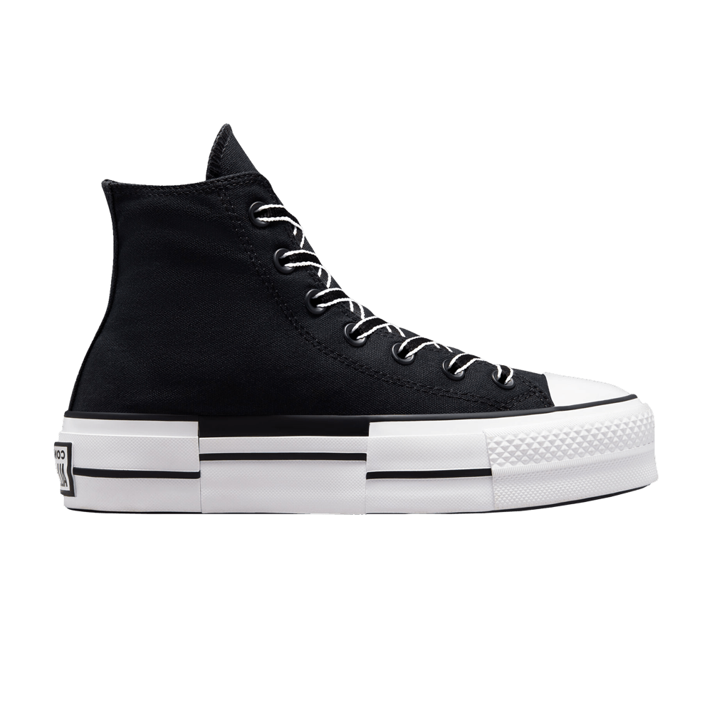 (Women) Converse Chuck Taylor All Star Lift Platform High 'Outline - Black White' A05071F
