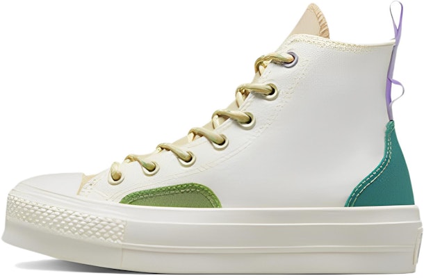 (Women) Converse Chuck Taylor All Star Lift Platform High 'Colorblock Overlay - Algae Coast' A05127C Buy (Women) Converse Chuck Taylor All Star Lift Platform High 'Colorblock Overlay - Algae Coast' A05127C