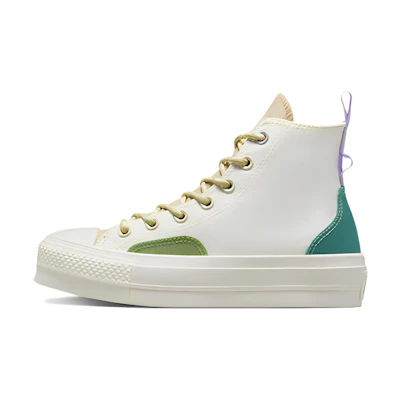 (W) Converse Chuck Taylor All Star Lift Platform High 'Colorblock Overlay - Algae Coast'