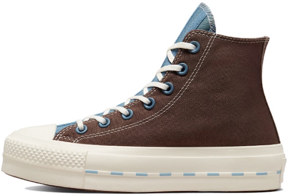 (Women) Converse Chuck Taylor All Star Lift Platform Crafted Canvas High 'Brazil Nut Indigo Oxide' 572708C Buy (Women) Converse Chuck Taylor All Star Lift Platform Crafted Canvas High 'Brazil Nut Indigo Oxide' 572708C