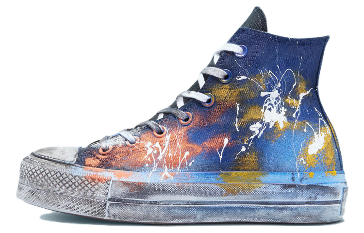 (W) Converse Chuck Taylor All Star Lift Platform 'Blue Orange'