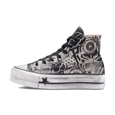 (W) Converse Chuck Taylor All Star Lift Platform 'Comic Strip'