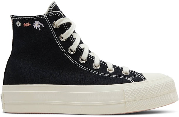 (Women) Converse Chuck Taylor All Star Lift Platform High 'Embroidered Floral - Black' A01592C Buy (Women) Converse Chuck Taylor All Star Lift Platform High 'Embroidered Floral - Black' A01592C