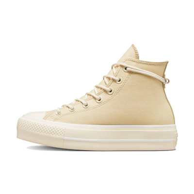 (W) Converse Chuck Taylor All Star Lift Platform Canvas High 'Oat Milk'