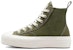 (W) Converse Chuck Taylor All Star Lift Platform Tinggi 'Patch Besar' A06099C