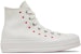 (W) Converse Chuck Taylor All Star Lift Platform High 'Embroidered Hearts - Putih' A01599C