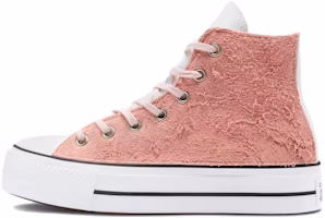 (Women) Converse Chuck Taylor All Star Lift Platform High Top 'Scratched Pink Suede' A04314C (Women) Converse Chuck Taylor All Star Lift Platform High Top 'Scratched Pink Suede' A04314C