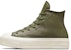 (W) Converse Chuck Taylor All Star Lift Platform Leather High 'Utility Egret' A07131C