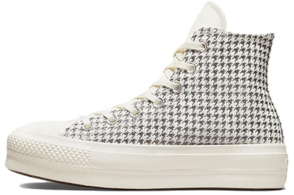 (Women) Converse Chuck Taylor All Star Lift Platform High 'Houndstooth Shine - Egret Pure Silver' A04276C Buy (Women) Converse Chuck Taylor All Star Lift Platform High 'Houndstooth Shine - Egret Pure Silver' A04276C