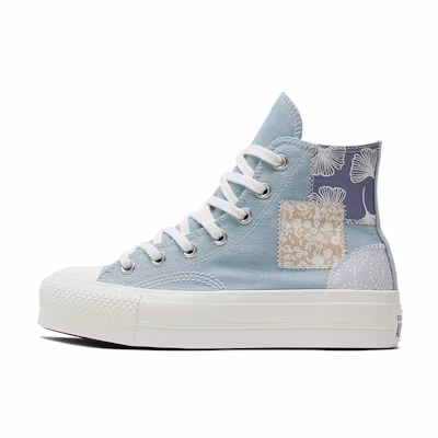 (W) Converse Chuck Taylor All Star Lift Platform High 'Denim Patchwork'