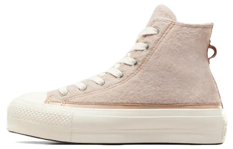 (Women) Converse Chuck Taylor All Star Lift Platform High 'Faux Mohair - Egret' A07944C
