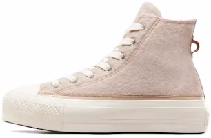 (Women) Converse Chuck Taylor All Star Lift Platform High 'Faux Mohair - Egret' A07944C (Women) Converse Chuck Taylor All Star Lift Platform High 'Faux Mohair - Egret' A07944C