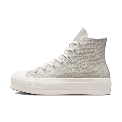(W) Converse Chuck Taylor All Star Lift Platform 'Croco Embossed Cream High-Top'