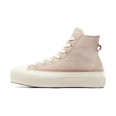 (W) Converse Chuck Taylor All Star Lift Platform High 'Faux Mohair - Egret'