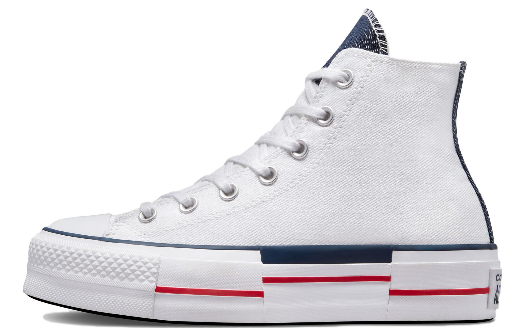 Buy (W) チャックテイラー リフト プラットフォーム デニム 白 A03961C