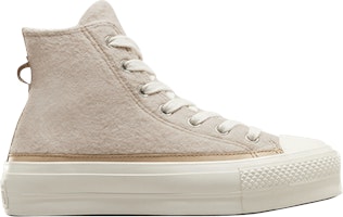(Women) Converse Chuck Taylor All Star Lift Platform High 'Faux Mohair - Egret' A07944C (Women) Converse Chuck Taylor All Star Lift Platform High 'Faux Mohair - Egret' A07944C