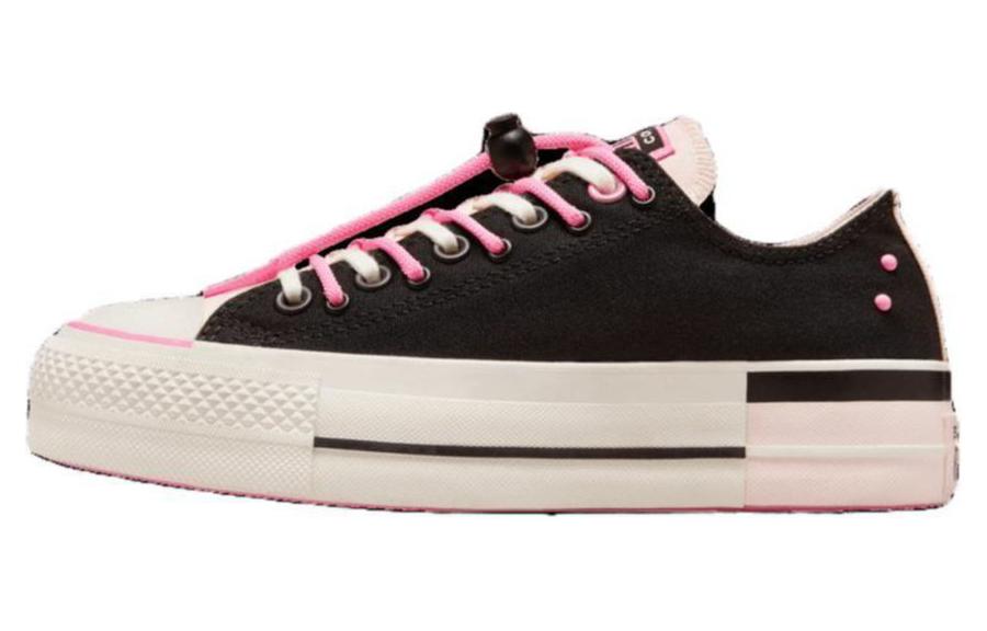 (Women) Converse Chuck Taylor All Star Lift Platform EasyOn Low 'Black Fable Pink' A09540C