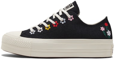 (Women) Converse Chuck Taylor All Star Lift Platform Low 'Floral Embroidery' A02566C (Women) Converse Chuck Taylor All Star Lift Platform Low 'Floral Embroidery' A02566C