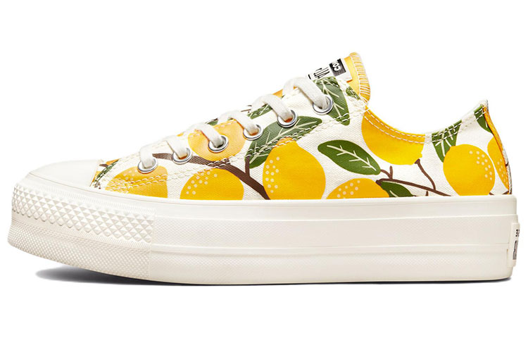 (W) Converse Chuck Taylor All Star Lift Platform 'White Yellow'
