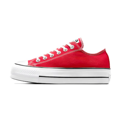 (W) Converse Chuck Taylor All Star Lift Platform Canvas Low 'Red White'