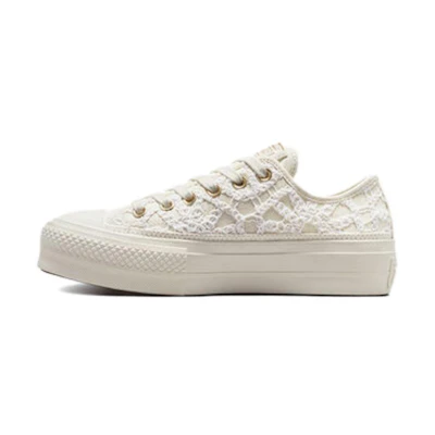 (W) Converse Chuck Taylor All Star Lift Platform Low 'Daisy Cord'