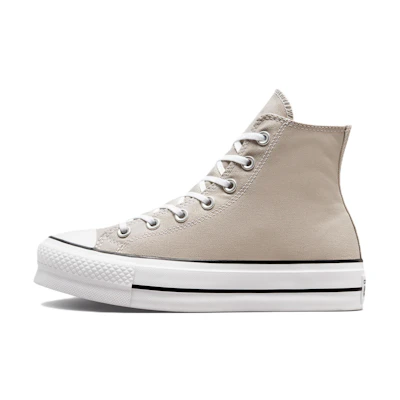 (W) Converse Chuck Taylor All Star Lift Platform Canvas High Top 'Beige White'