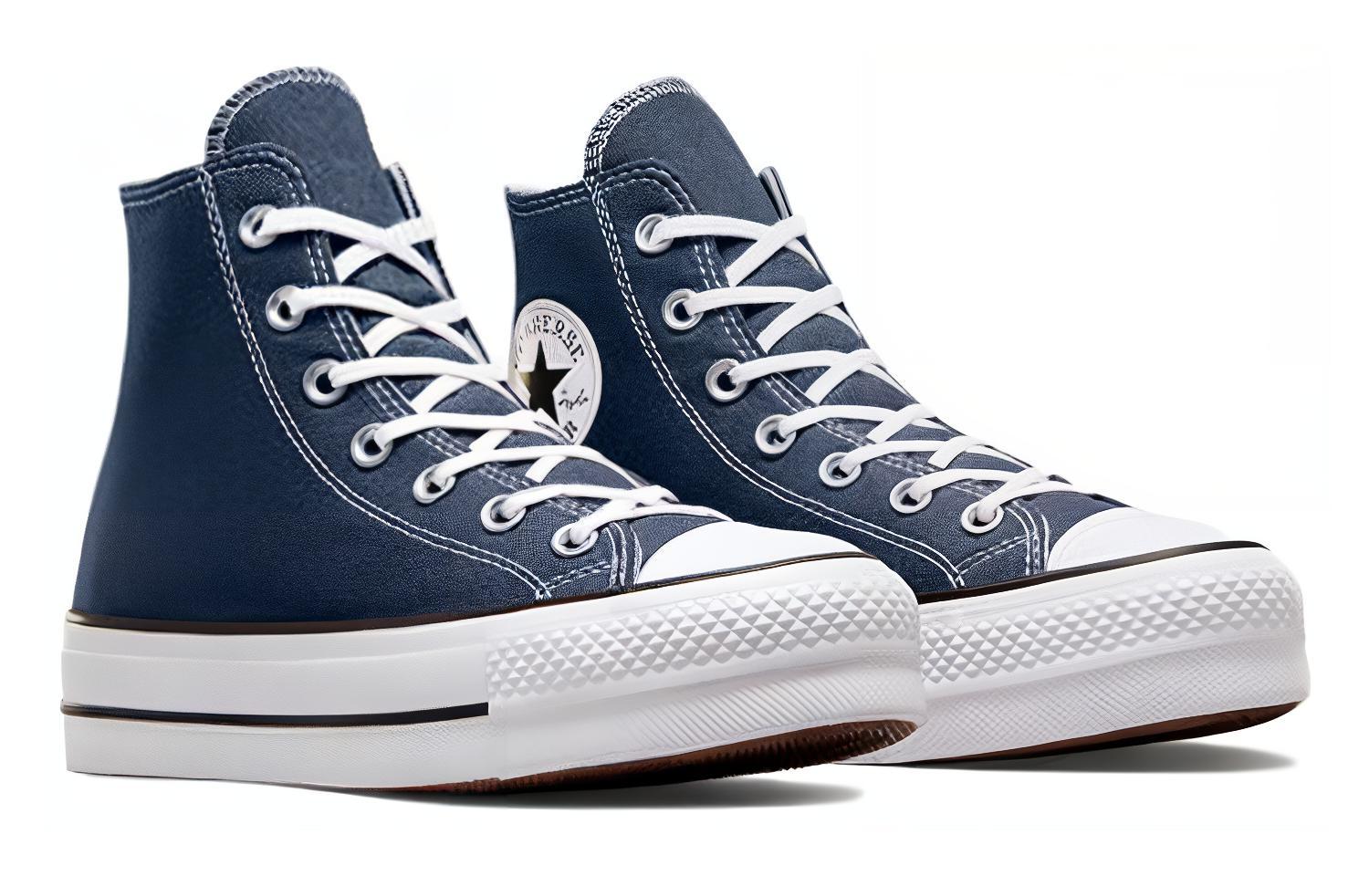 Order (W) 컨버스 척테일러 리프트 플랫폼 하이 '네이비' A08215F