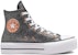 (W) Converse Chuck Taylor All Star Lift Platform High 'Metallic Glitter' wanita A01301C