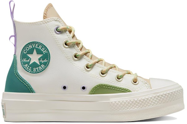 (W) 匡威Chuck Taylor All Star厚底高帮‘拼色覆层-海藻海岸’ A05127C Order (W) 匡威Chuck Taylor All Star厚底高帮‘拼色覆层-海藻海岸’ A05127C