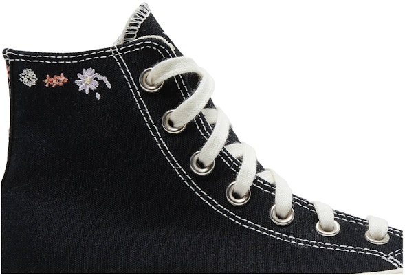 (Women) Converse Chuck Taylor All Star Lift Platform High 'Embroidered Floral - Black' A01592C Order (Women) Converse Chuck Taylor All Star Lift Platform High 'Embroidered Floral - Black' A01592C