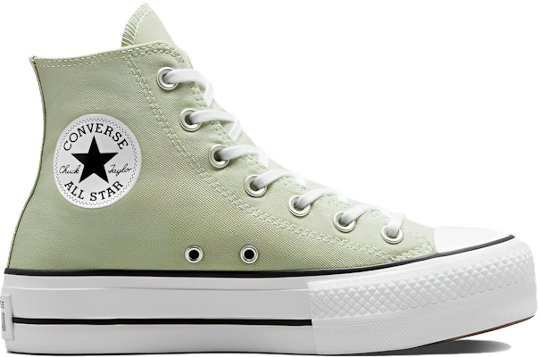 (W) Converse Chuck Taylor All Star Lift Plataforma Lona 'Verde Blanco de Caña Alta' A03541C Order (W) Converse Chuck Taylor All Star Lift Plataforma Lona 'Verde Blanco de Caña Alta' A03541C